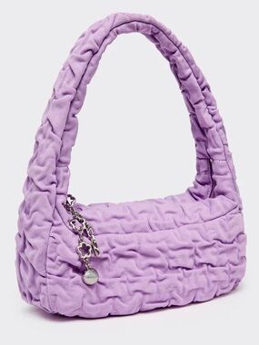 Women’s Light Purple Lavender Quilted Mini Shoulder Bag by SUSEN